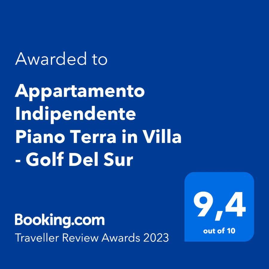 Appartamento Indipendente Piano Terra In Villa - Golf Del Sur ซานมิเกลเดียโบนา ภายนอก รูปภาพ